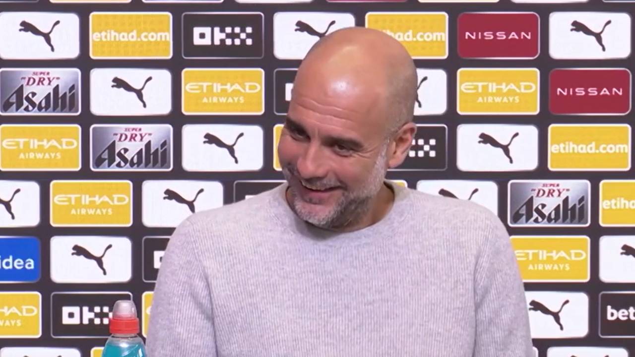 Pep Guardiola trotz Krise zu Scherzen aufgelegt