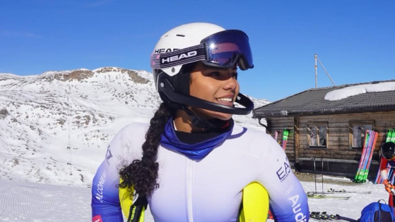 Giada d’Antonio sorgt im Ski-Zirkus für Aufsehen