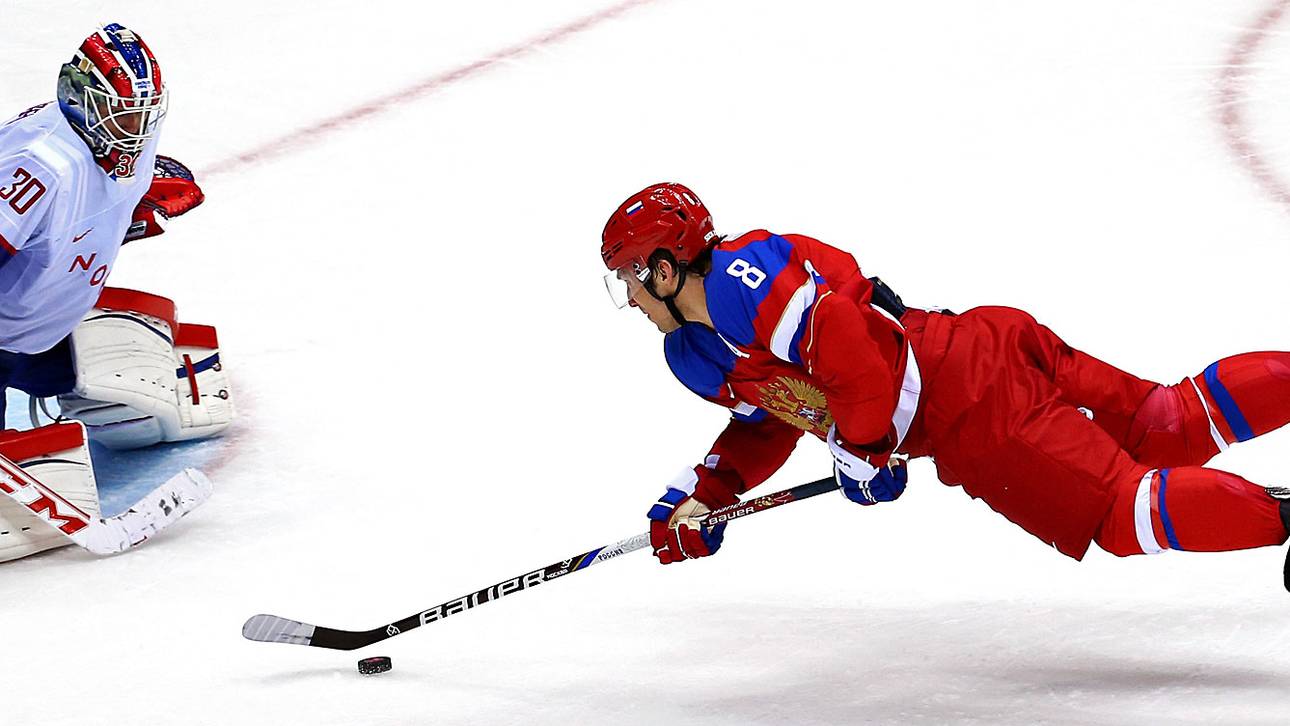 Owetschkin im Anflug zur WM
