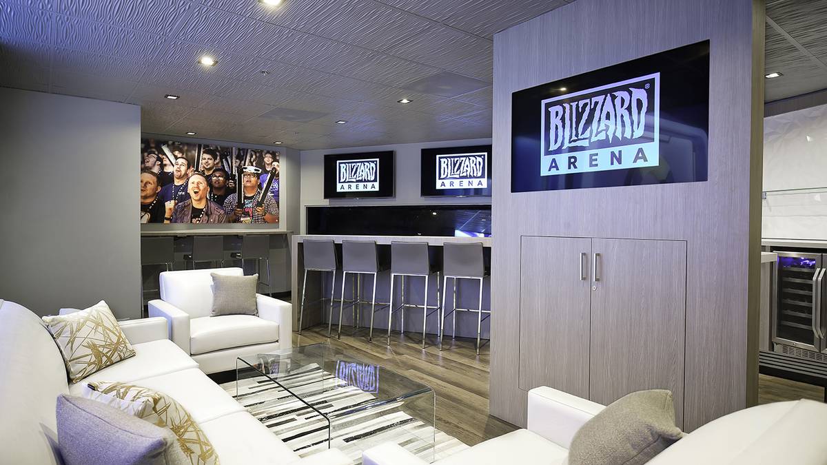 Für Spieler und Fans gibt es ebenfalls Lounges...