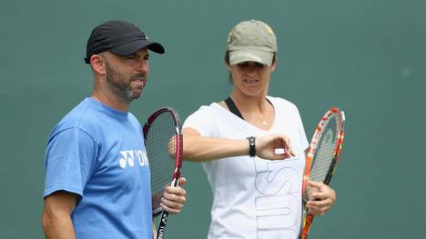Amelie Mauresmo und Jamie Delgado bildeten zusammen das Trainerteam von Andy Murray