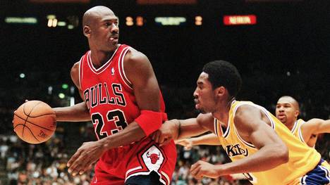 Legende Michael Jordan (l.) darf in der Liste von Kobe Bryant (r.) natürlich nicht fehlen