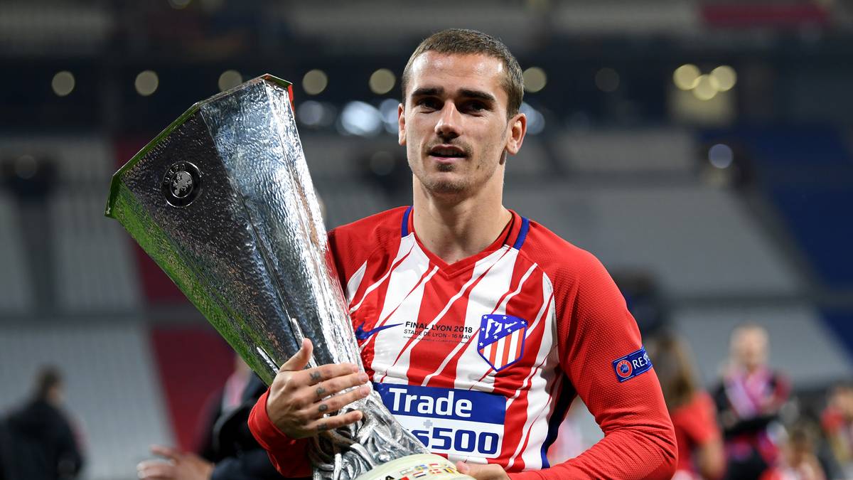 PLATZ 8: Mit Atletico Madrid gewann Antoine Griezmann diese Saison die Europa League. Transfergerüchte gibt es um den 27-Jährigen nahezu jeden Sommer – mit einem Marktwert von 164,5 Millionen Euro wird der Franzose allerdings nicht gerade günstig verkauft werden