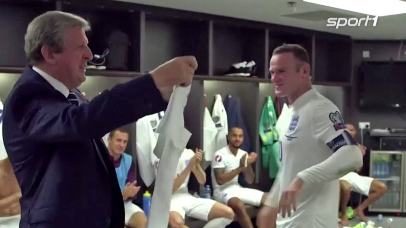 Rooney hält emotionale Rede