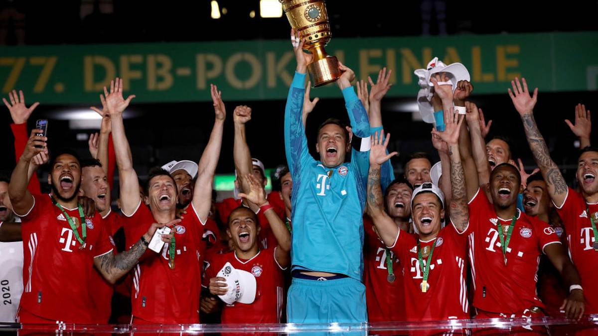 Der FC Bayern sicherte sich zum 13. Mal in der Vereinsgeschichte das Double