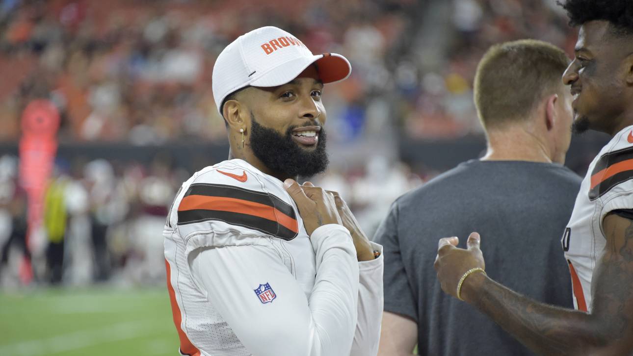 Auch Odell Beckham hatte Anteil am Touchdown-Lauf von Damin Sheehy-Guiseppi
