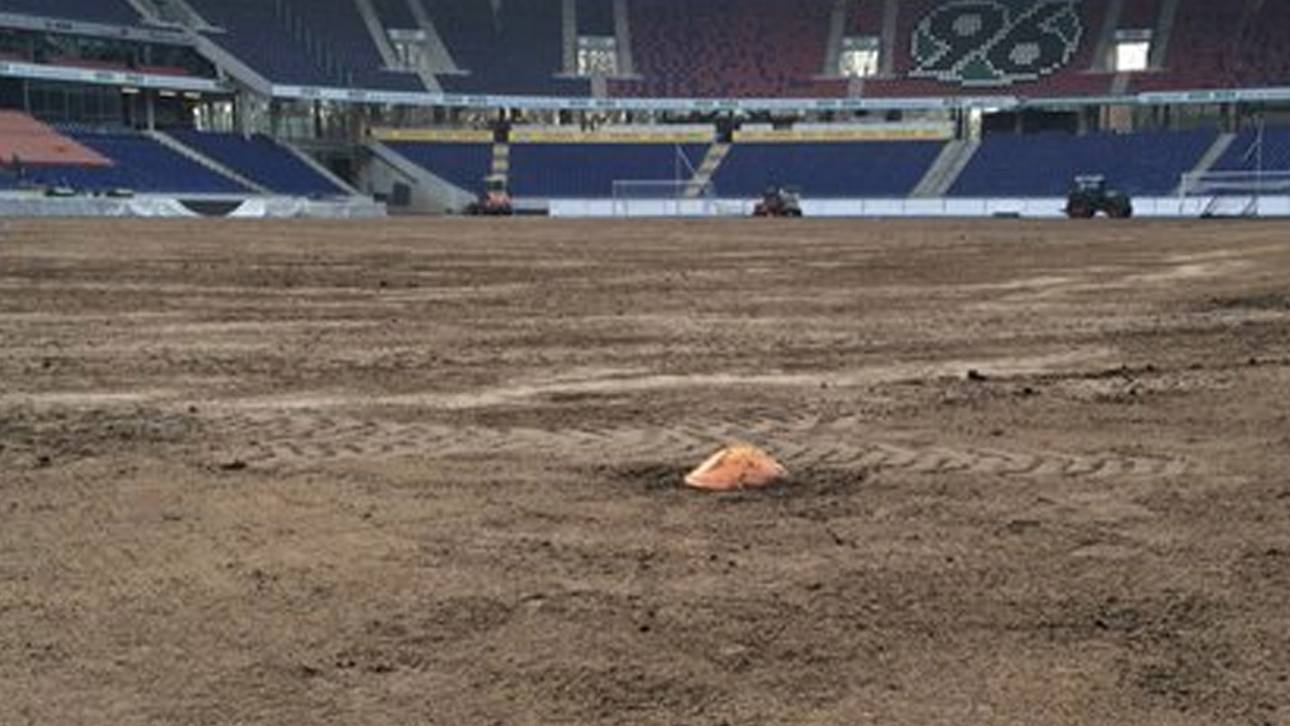 96 sucht Punkte unter der Grasnarbe