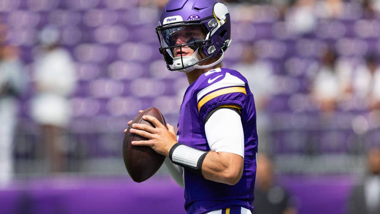 Quarterback J.J. McCarthy von den Minnesota Vikings