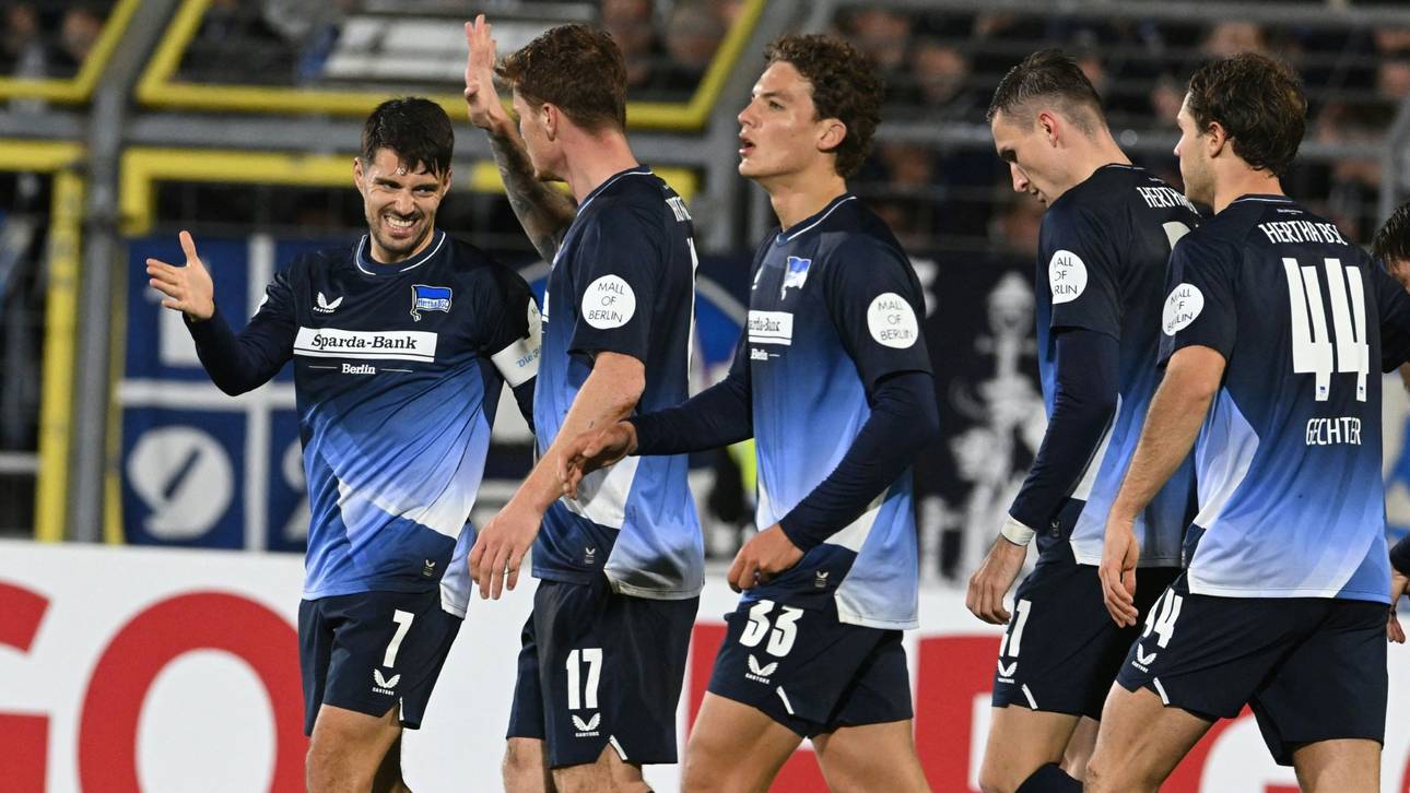 Brekalo bricht den Bann: Hertha im Achtelfinale
