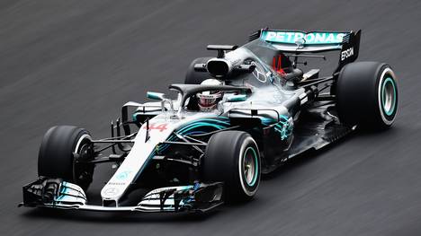 Lewis Hamilton drehte am Montag nur 25 Runden