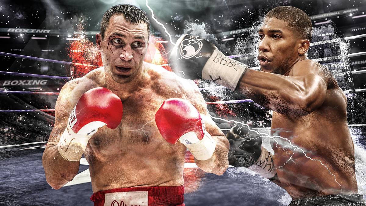 Wladimir Klitschko (l.) gegen Anthony Joshua ist der Kampf der Superlative. Im Londoner Wembley-Stadion duellieren sich die beiden Kontrahenten vor 90.000 Zuschauern. SPORT1 vergleicht die beiden Boxer
