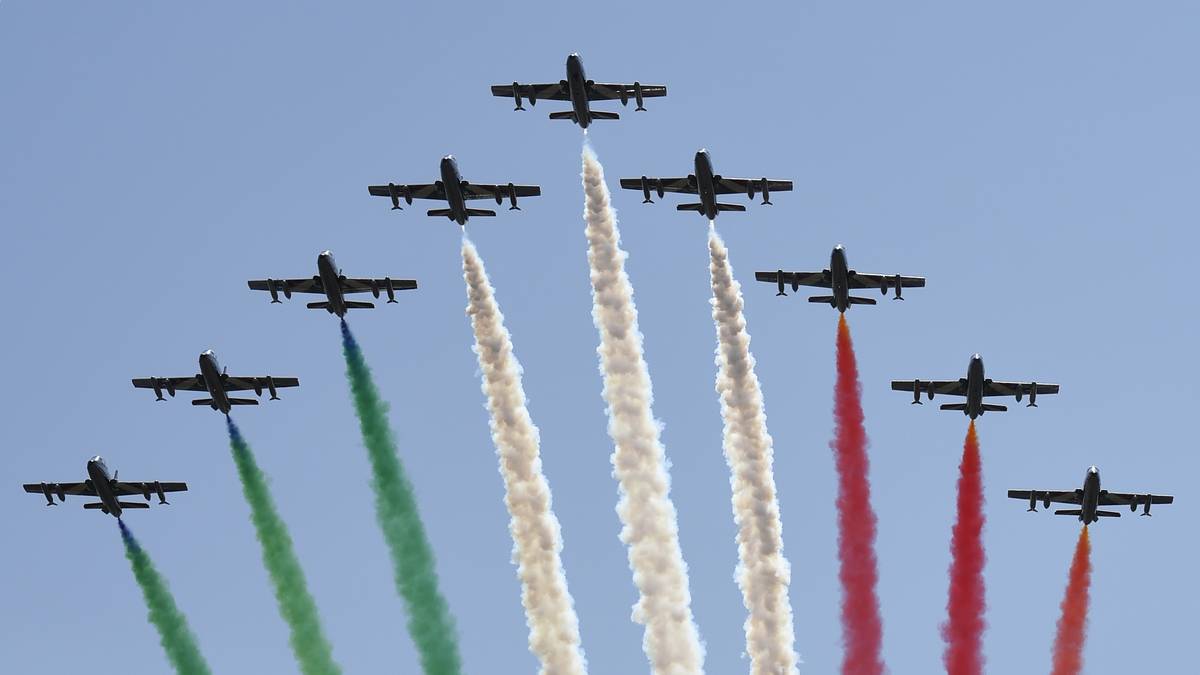 Noch eine imposante Flugshow...