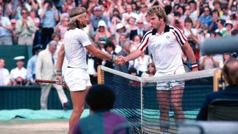 Roscoe Tanner (r.) unterlag Tennis-Legende Björn Borg im Wimbledon-Finale 1979