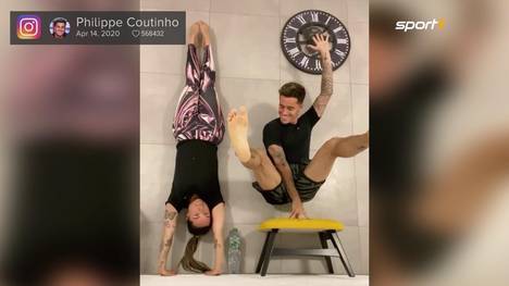 Phillipe Coutinho und seine Frau Aine haben in der fußballfreien Zeit mit diesem Video für Verwirrung und echte Begeisterung gesorgt.