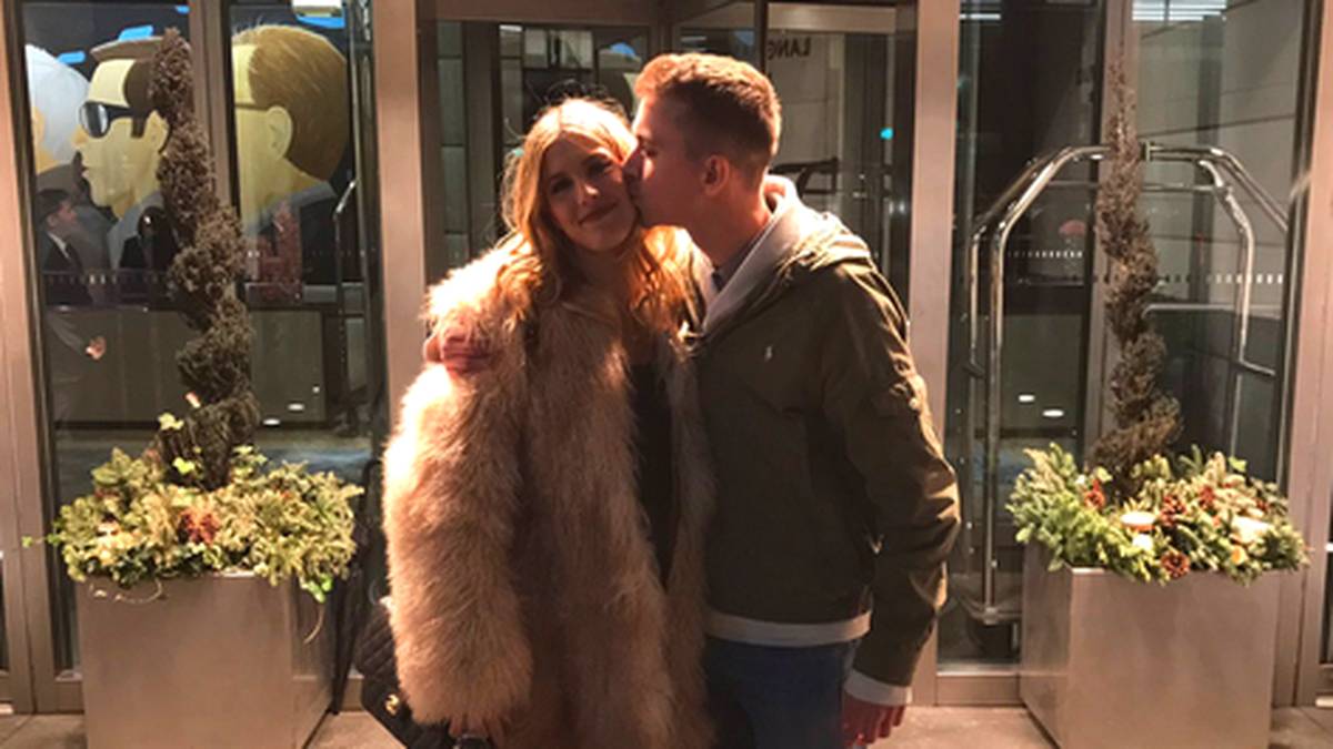 Ganz Gentleman holte Goehrke "seine" Genie am Hotel ab. Der Glückspilz brachte der Schönheit natürlich auch ein kleines Geschenk mit. Was Bouchard bekommen hat? Das verriert sie erst am nächsten Morgen