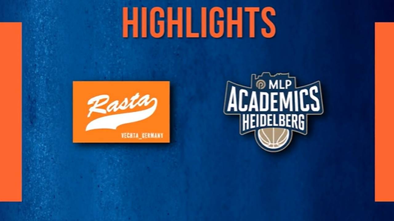 RASTA Vechta - MLP Academics Heidelberg | BBL-Highlights im Video