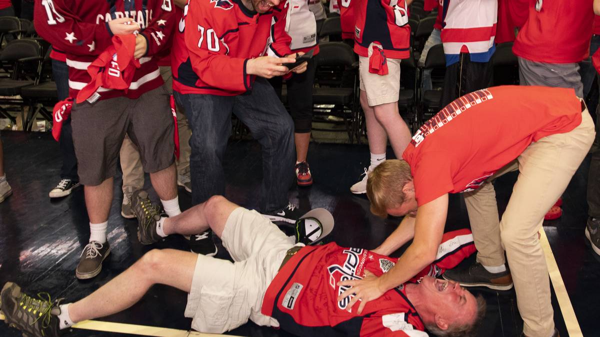 ...auch die Fans sind außer Rand und Band