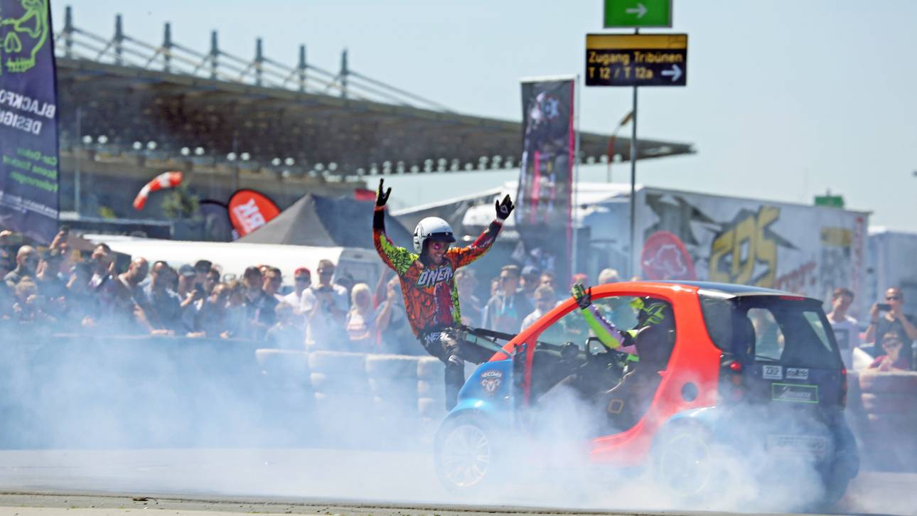 Großer Starauflauf beim SPORT1 Trackday 2019 mit Michael van Gerwen, Oliver Pocher, Mario Basler, Sidney Hoffmann und Co.