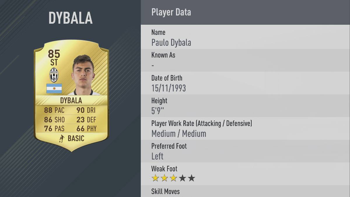 5. Paulo Dybala - Juventus Turin