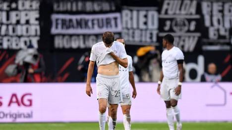 Enttäuschung pur beim FC Bayern nach der Pleite in Frankfurt