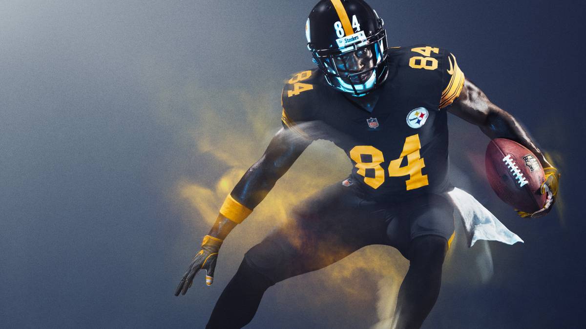 Antonio Brown und die Pittsburgh Steelers fordern an Thanksgiving die Indianapolis Colts - das farbenfrohe Color-Rush-Outfit soll seinen Teil zum Sieg beitragen