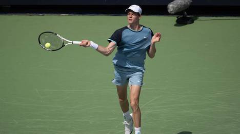 Jannik Sinner bei den Cincinnati Open im August