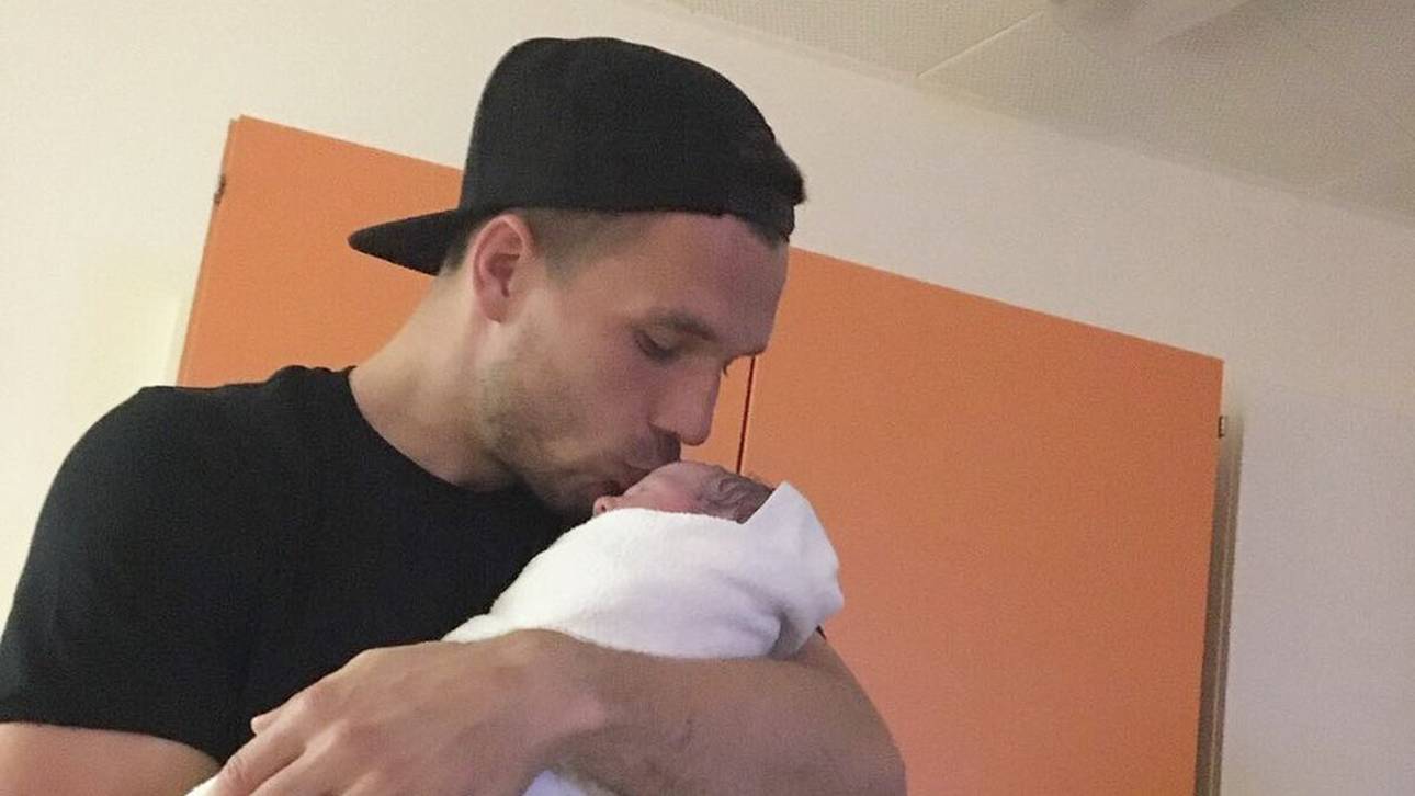Podolski wird zum zweiten Mal Vater