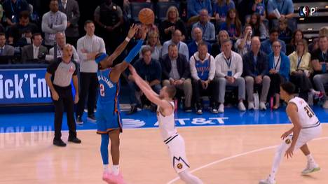 Shai Gilgeous-Alexander stellt einen 63 Jahre alten NBA-Rekord ein. Zum 126. Mal nacheinander kommt er auf mindestens 20 Punkte.