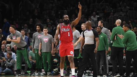 NBA-Superstar James Harden führte die Philadelphia 76er zum Triumph in Spiel 1 gegen die Boston Celtics