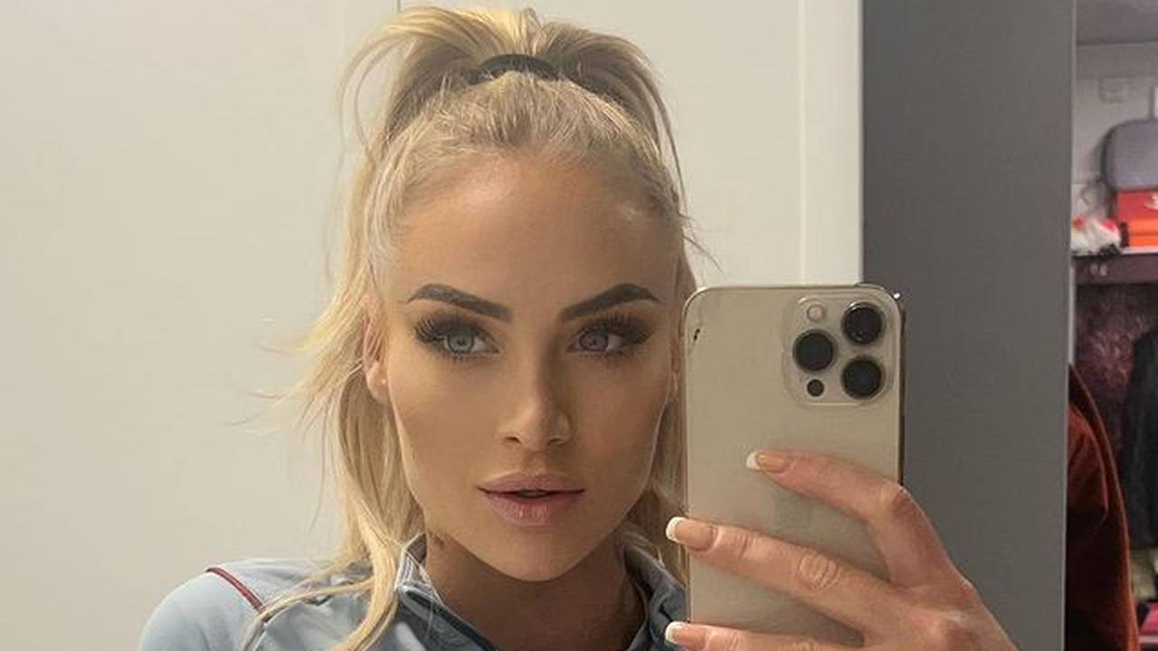 Alisha Lehmann nach diesem Foto von Fußball-Fans gelockt