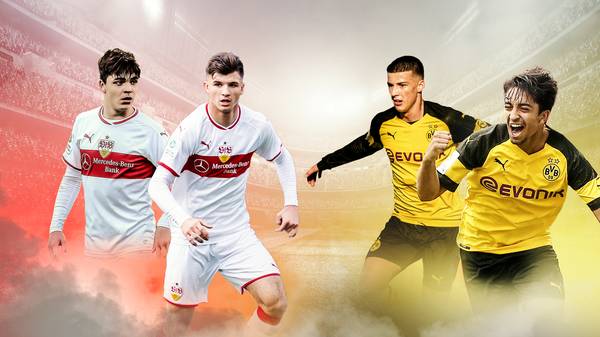U19-Talente von Borussia Dortmund und des VfB Stuttgart