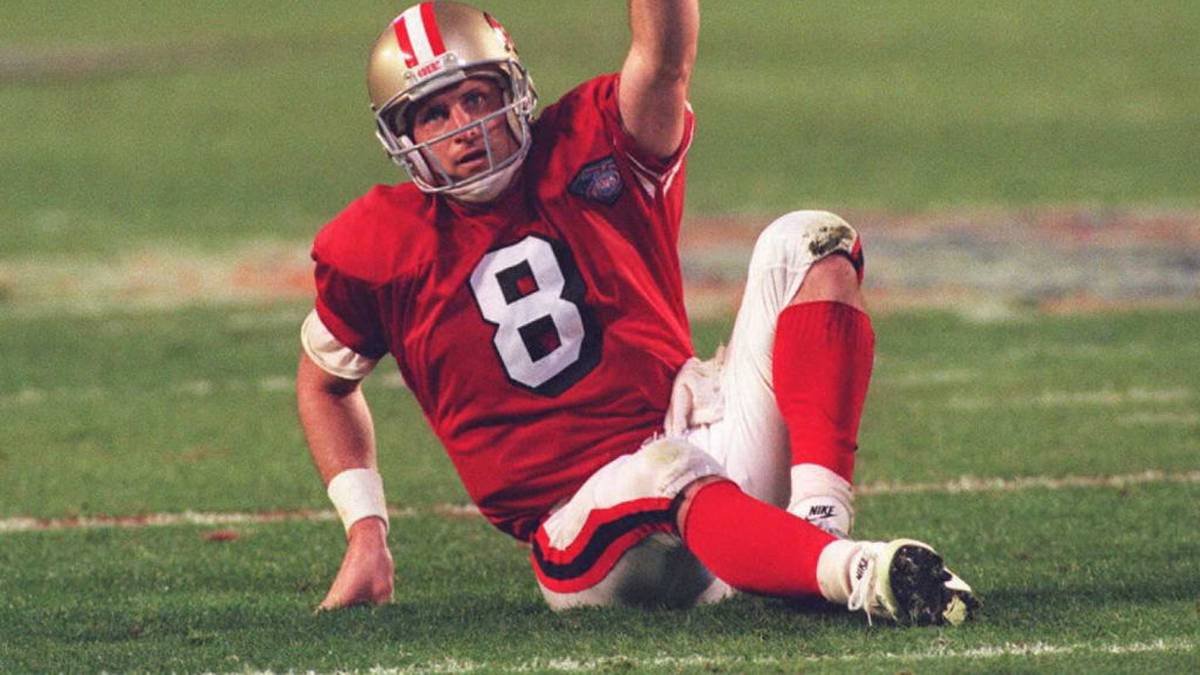 Vor allem auf der Position des Quarterbacks haben die 49ers immer ein feines Näschen bewiesen. So auch 1987, als sie Steve Young als Backup für Montana holten. Ein besonderes Highlight seiner Karriere war der Super Bowl 1994. Mit seinen sechs Touchdown-Pässen führte er die 49ers nicht nur zum Sieg, sondern stellte damit auch einen Super-Bowl-Rekord auf