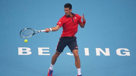 Novak Djokovic hatte zum Auftakt in Peking keine Mühe
