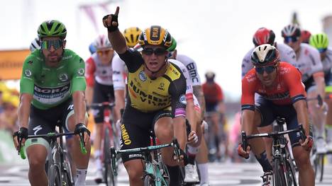 Dylan Groenewegen hat die siebte Etappe der Tour de France gewonnen