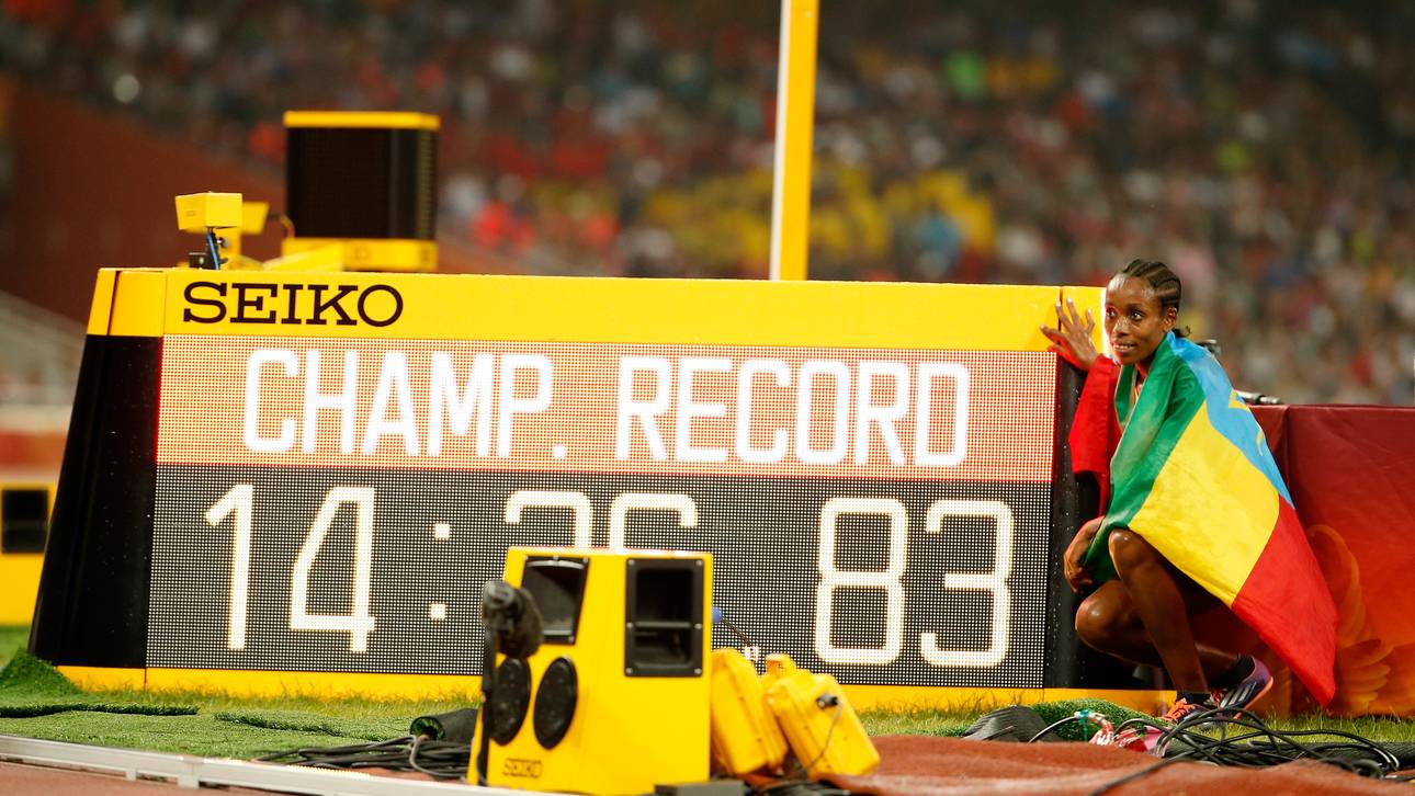 5000 Meter: Äthiopischer Dreifachsieg