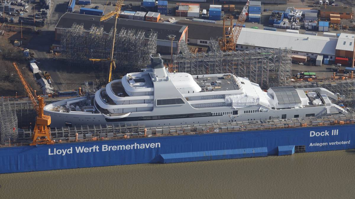 Die Solaris wurde in der Lloyd Werft von Bremerhaven gebaut