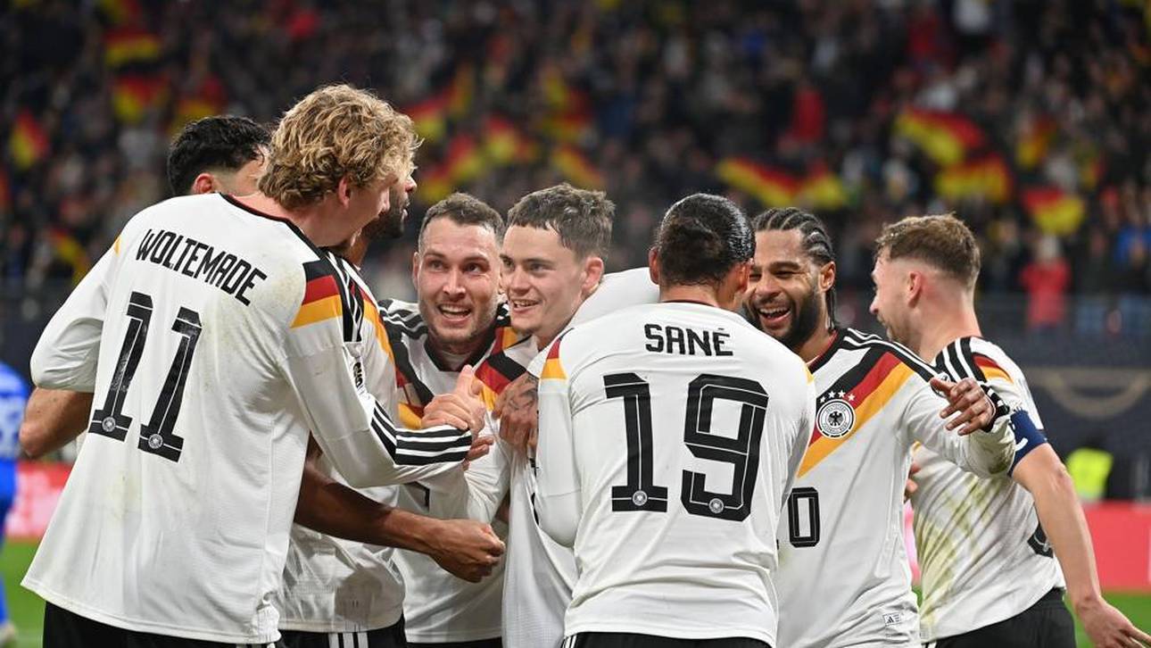 Die deutsche Nationalmannschaft hat die Slowakei mit 6:0 besiegt