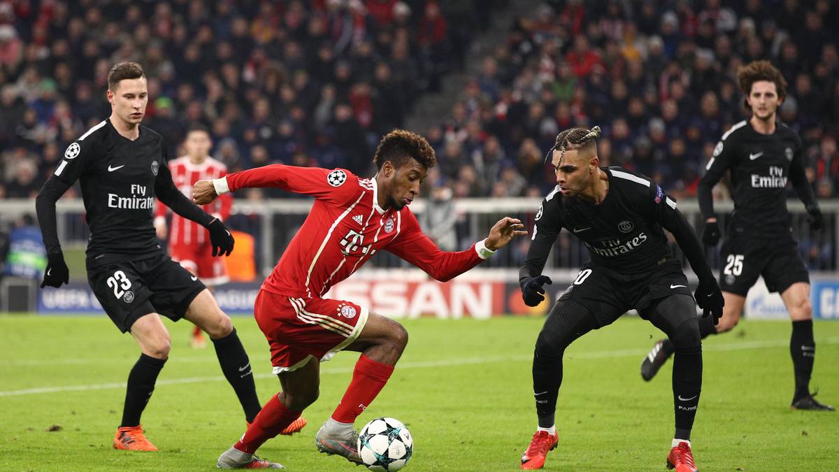 KINGSLEY COMAN: Der Youngster wechselte diesmal auf die ungewohnte rechte Seite. Bereitete auch dort der Pariser Defensive immer wieder Probleme. Viele gefährliche Aktionen, auch die Vorlage zu Lewandowskis Führungtor. Ging nach Müllers Einwechslung auf seine linke Seite und bereitete nur drei Minuten später mit herrlichem Solo das 3:1 vor. SPORT1-Note: 2