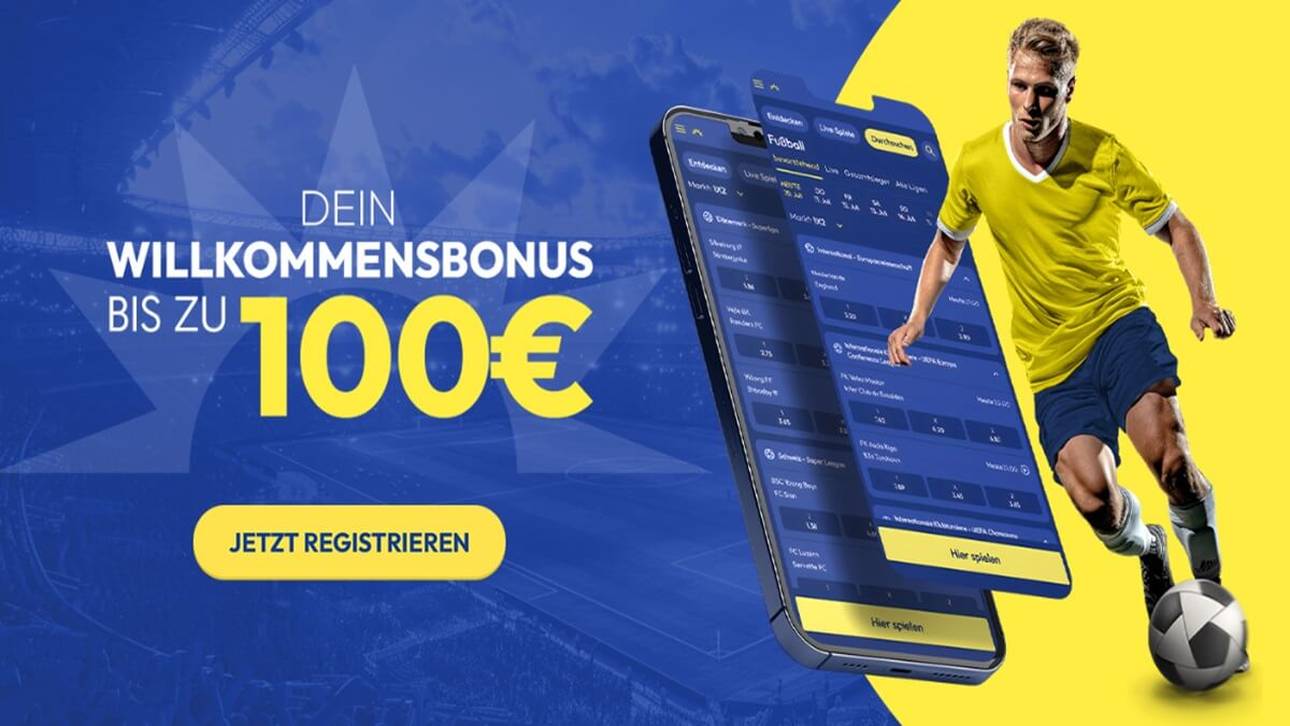 Auch in der App kannst du ganz einfach den Willkommensbonus aktivieren.