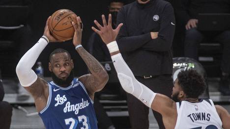 LeBron James muss mit den Los Angeles Lakers im Play-In-Turnier ran