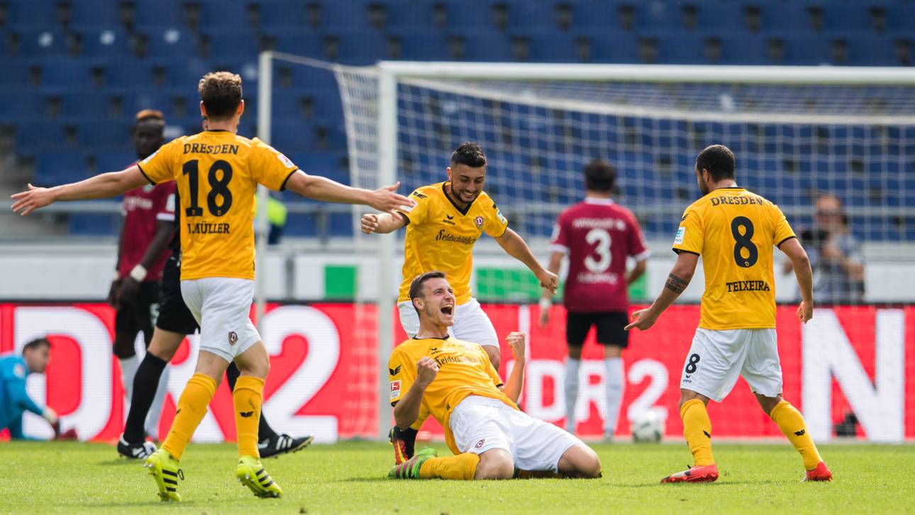 Dresden mit Traumtoren auf Platz 2