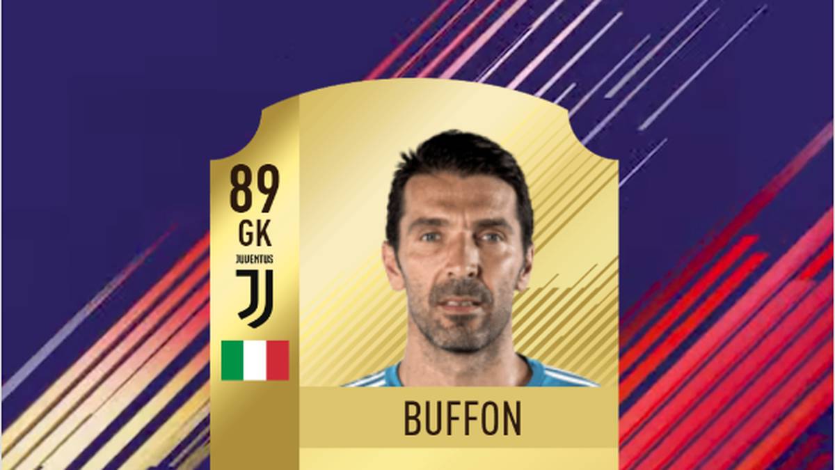 In FIFA 18 besitzt Buffon eine Gesamtstärke von 89 Punkten