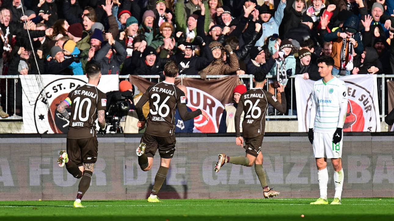 St. Pauli siegt nach Böller-Eklat