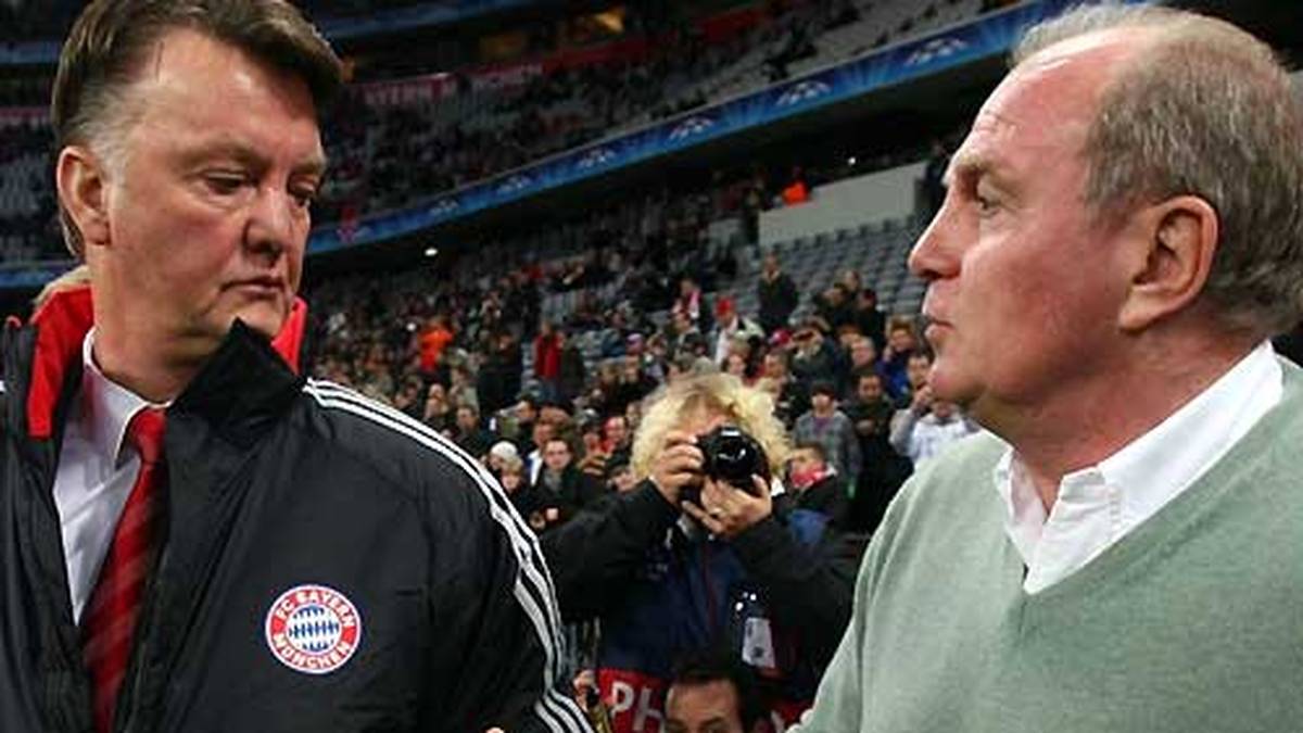 Auch Hoeneß' Verhältnis zu Ex-Bayern-Coach Louis van Gaal war nicht immer einfach: "Mit van Gaal haben wir das Double geholt und standen im Champions-League-Finale. Dass der menschlich eine Katastrophe war, steht auf einem anderen Blatt. Fachlich war er top"