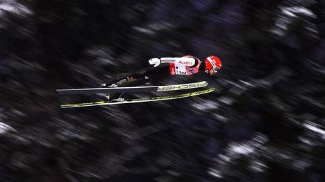 Markus Eisenbichler hält mit 248 Metern den deutschen Rekord im Skifliegen