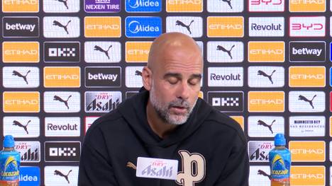 Es mehren sich die Anzeichen, dass Pep Guardiola am Saisonende als Trainer bei Manchester City aufhört. Auf der PK vor dem vorletzten Spiel gegen Bournemouth reagiert der Coach schmallippig.