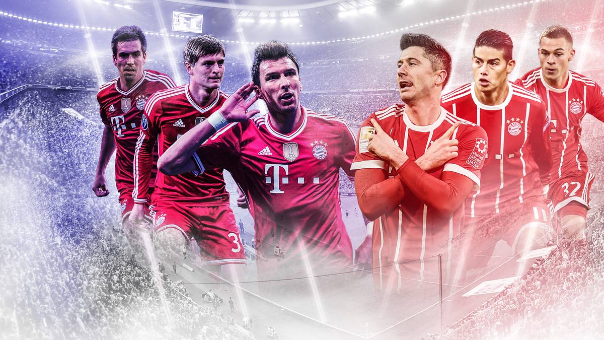 Der Meistertitel ist so gut wie fix, der Pokalsieg zum Greifen nah - jetzt will der FC Bayern München in der Champions League Alles. SPORT1 vergleicht den aktuellen Kader mit dem aus der Triple-Saison 2013! Welcher ist besser?