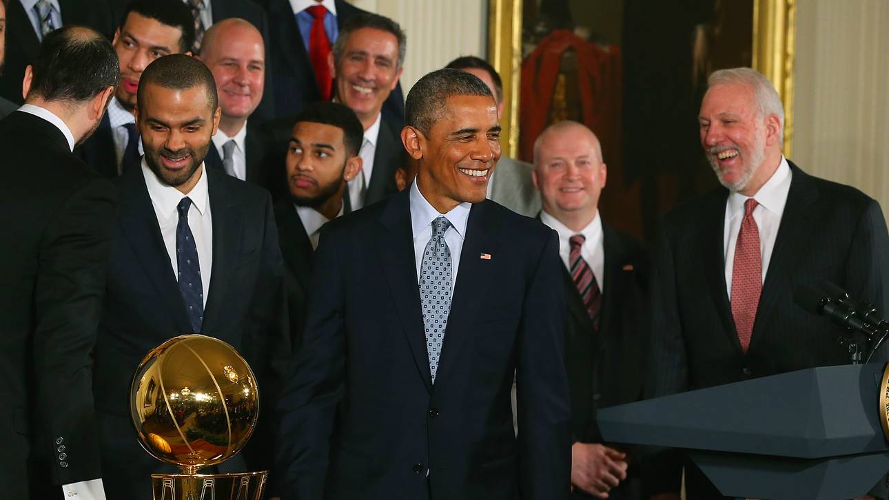 Warriors zu Gast bei Präsident Obama