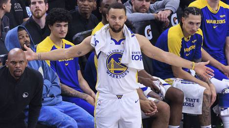 Stephen Curry unterlag mit den Golden State Warriors 