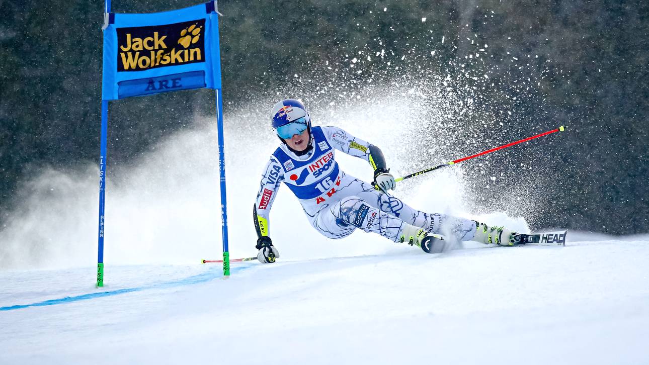 Vonn setzt Siegesserie in Are fort